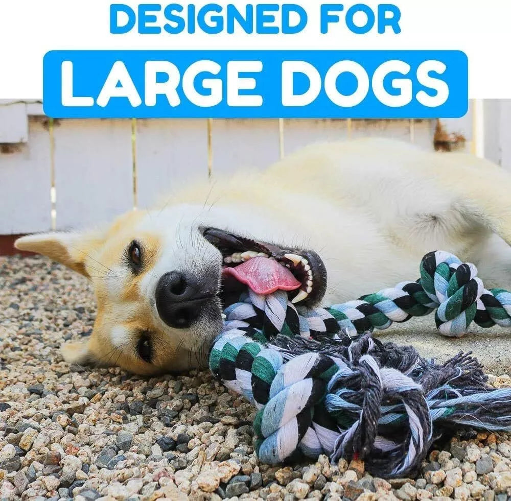 Indestructible 6 Knot Dog Rope Toy