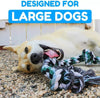 Indestructible 6 Knot Dog Rope Toy