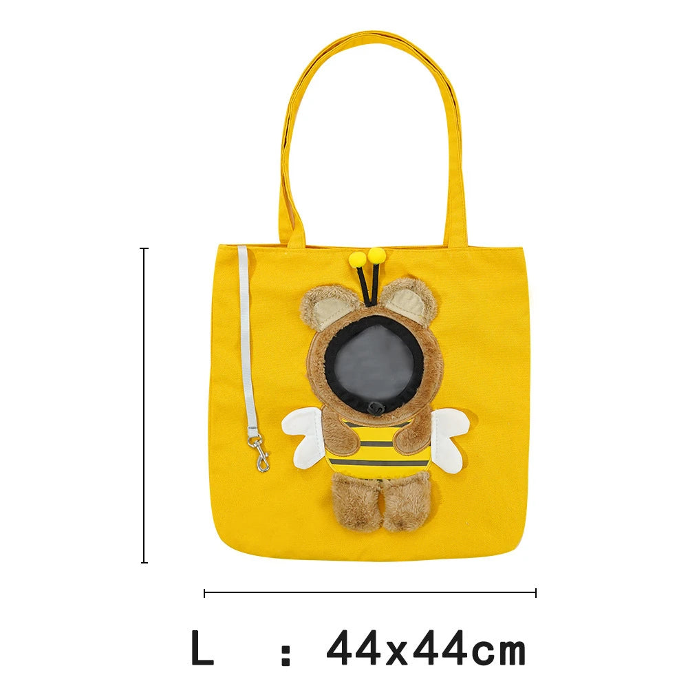 Stylish Cat Carrier Bag | Breathable Travel Pet Carrier