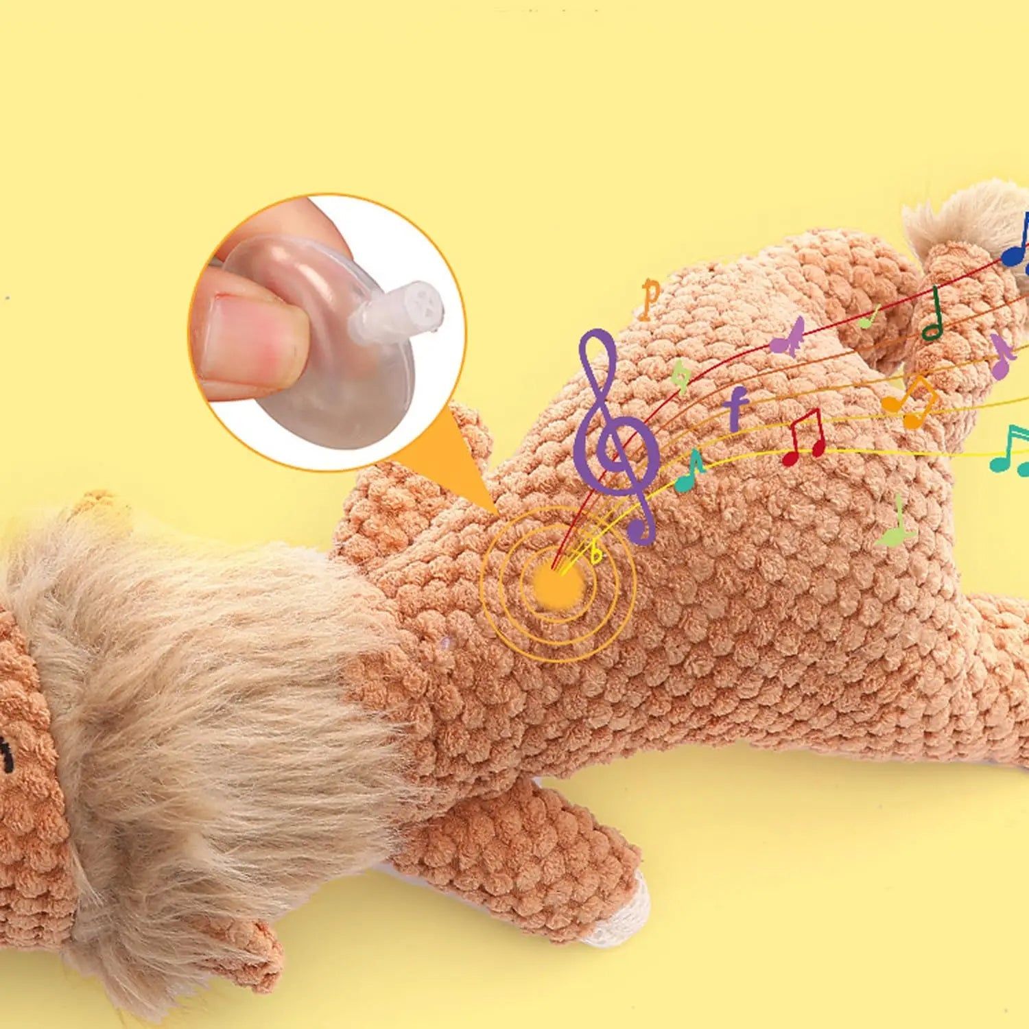 Indestructible Dog Chew Toy for Aggressive Chewers – Durable Plush Squeak Toy